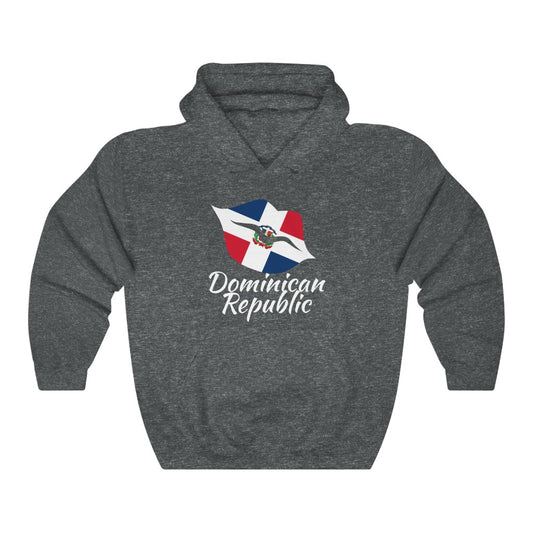 Dominican Republic Lips Flag Hoodie Sweatshirt 2 - Unisex