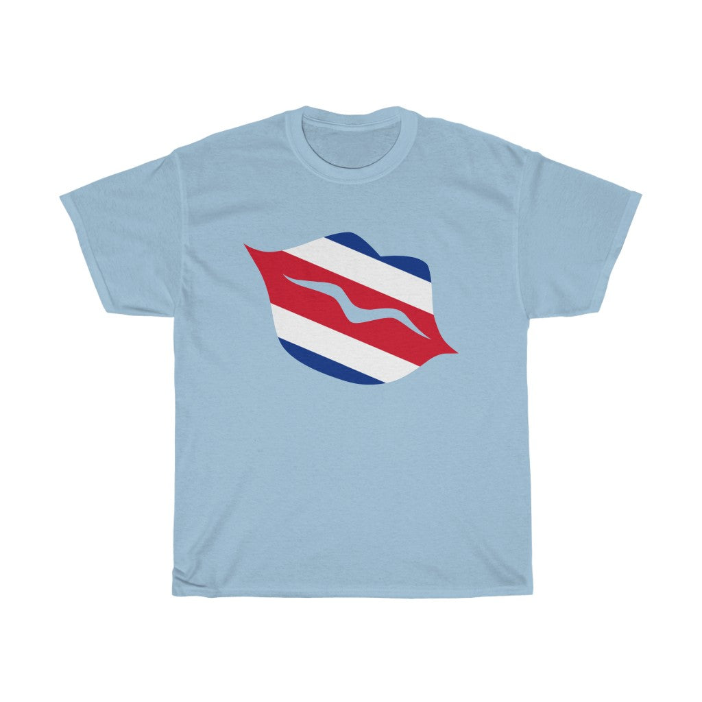 Costa Rica Lips Flag Standard Tee - Unisex