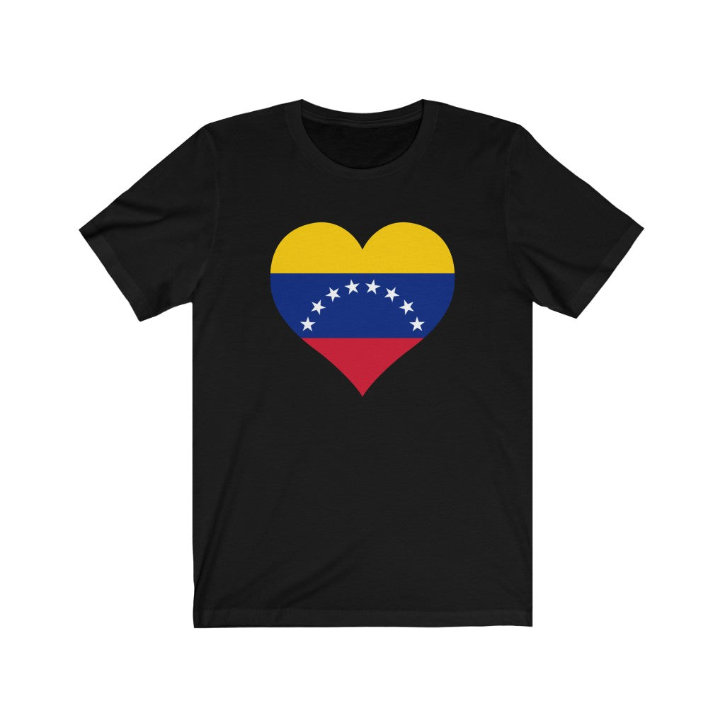 Venezuela Heart Flag Premium Tee - Unisex