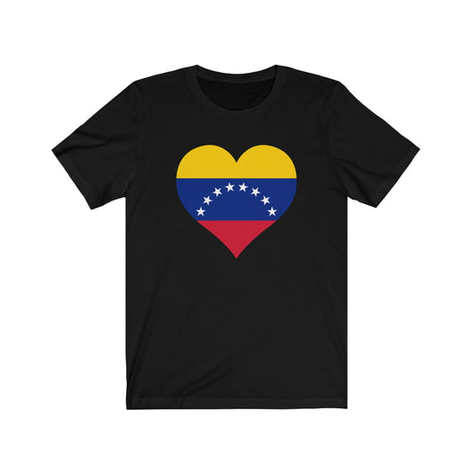 Venezuela Heart Flag Premium Tee - Unisex