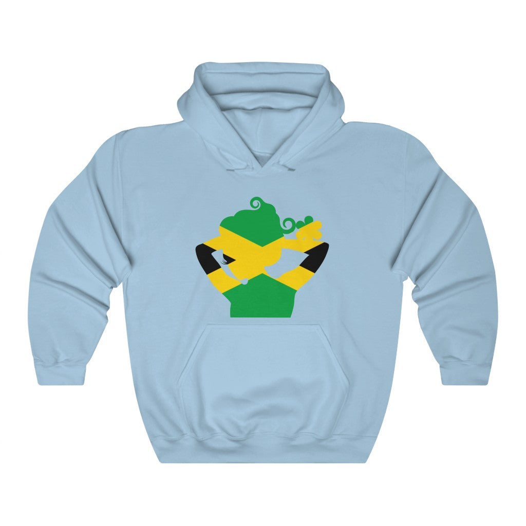Jamaica Lady Flag Hoodie Sweatshirt - Unisex