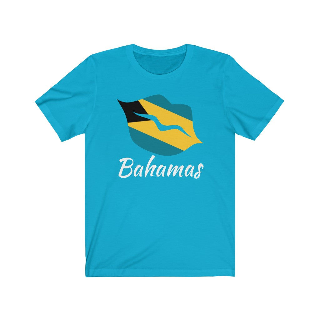 Bahamas Lips Flag Premium Tee 2 - Unisex