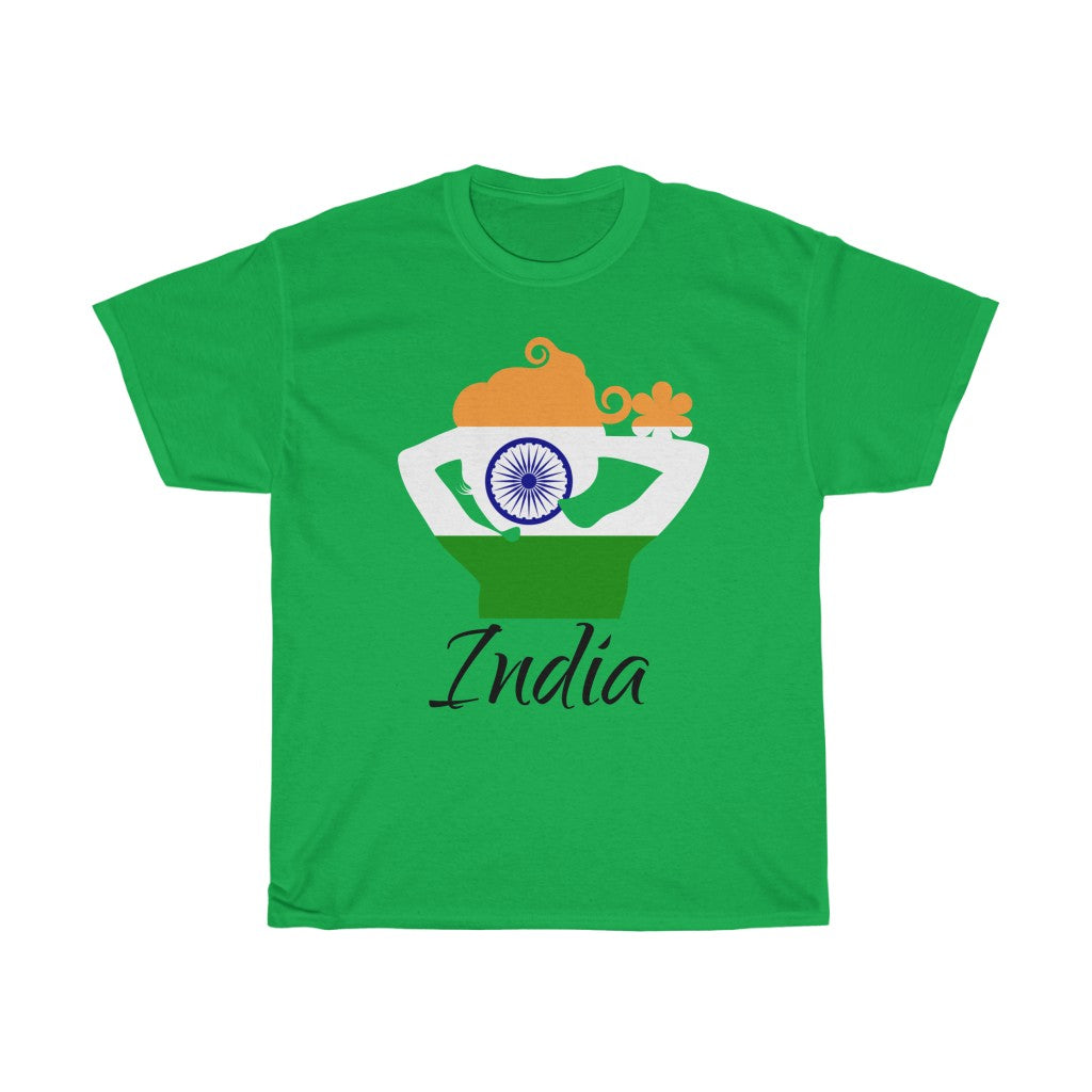 India Lady Flag Standard Tee 1 - Unisex