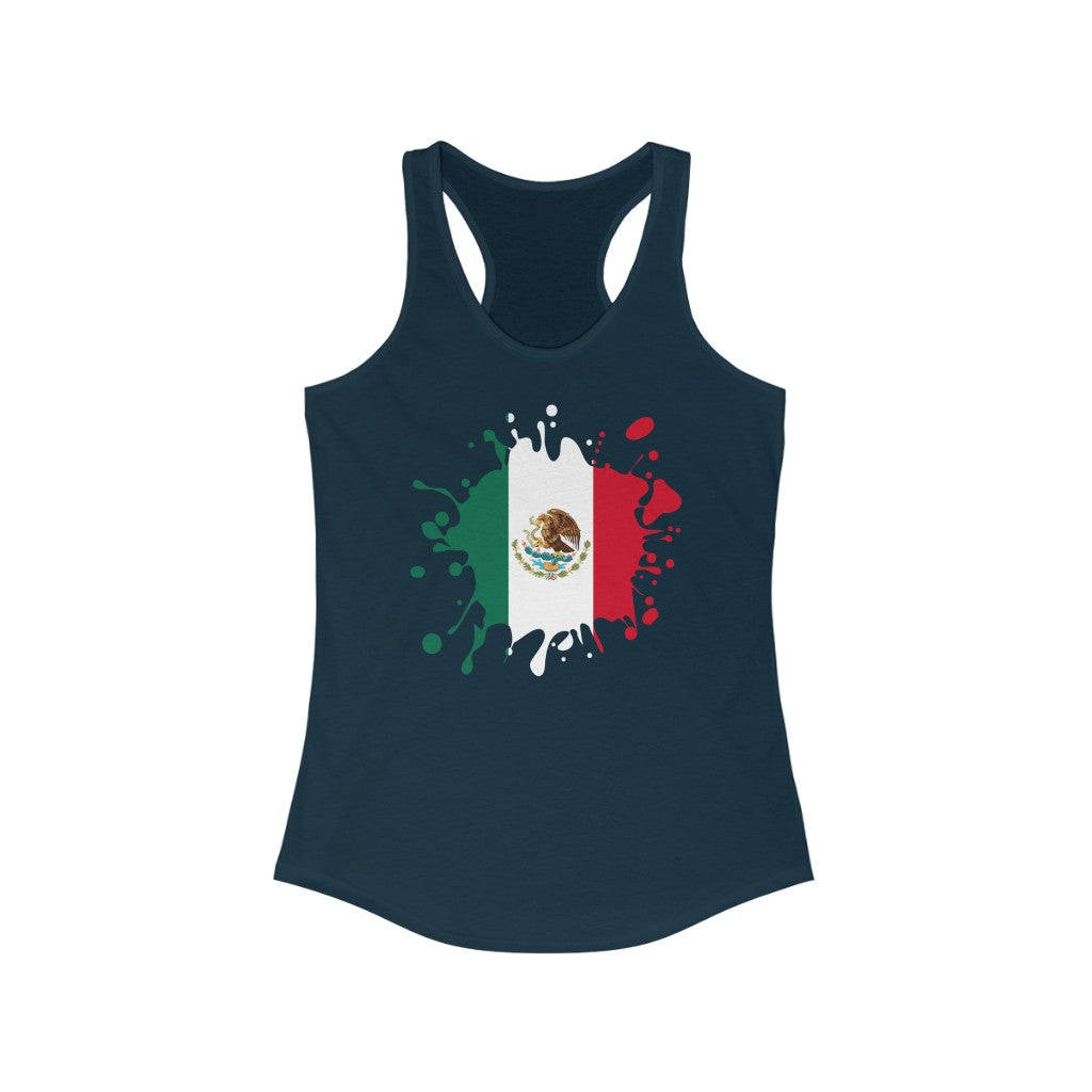 Mexico Splat Flag Tank - Women