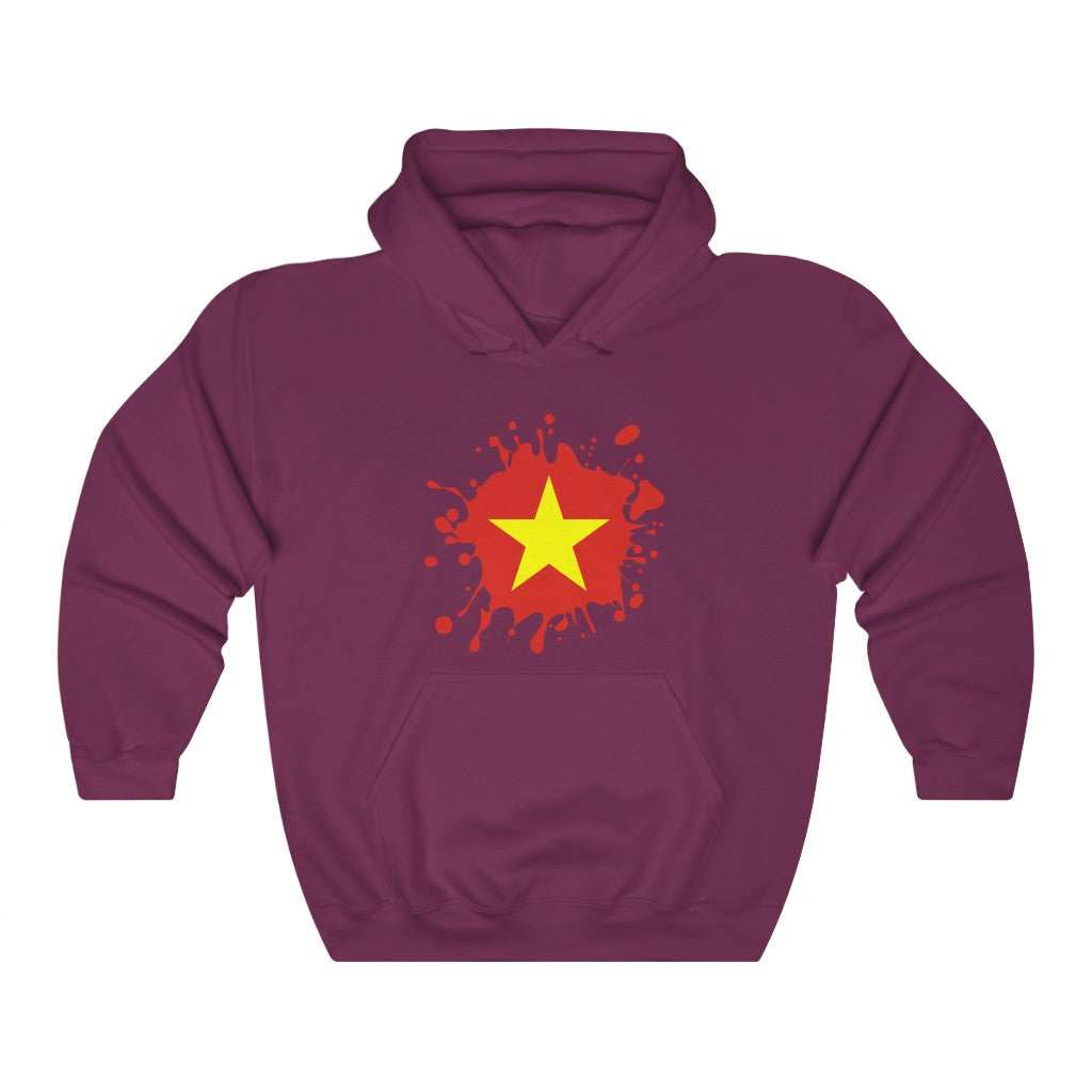 Vietnam Splat Flag Hoodie Sweatshirt - Unisex