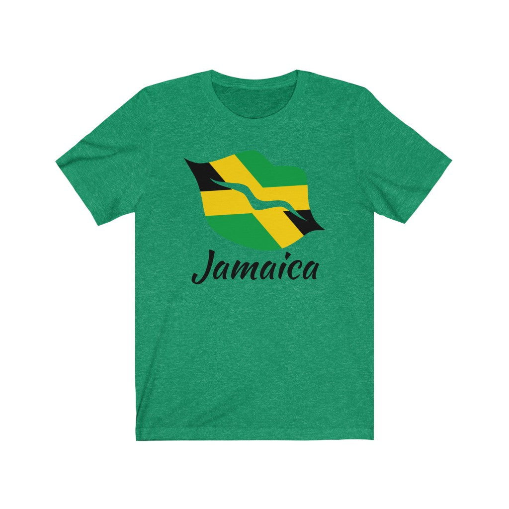 Jamaica Lips Flag Premium Tee 1 - Unisex