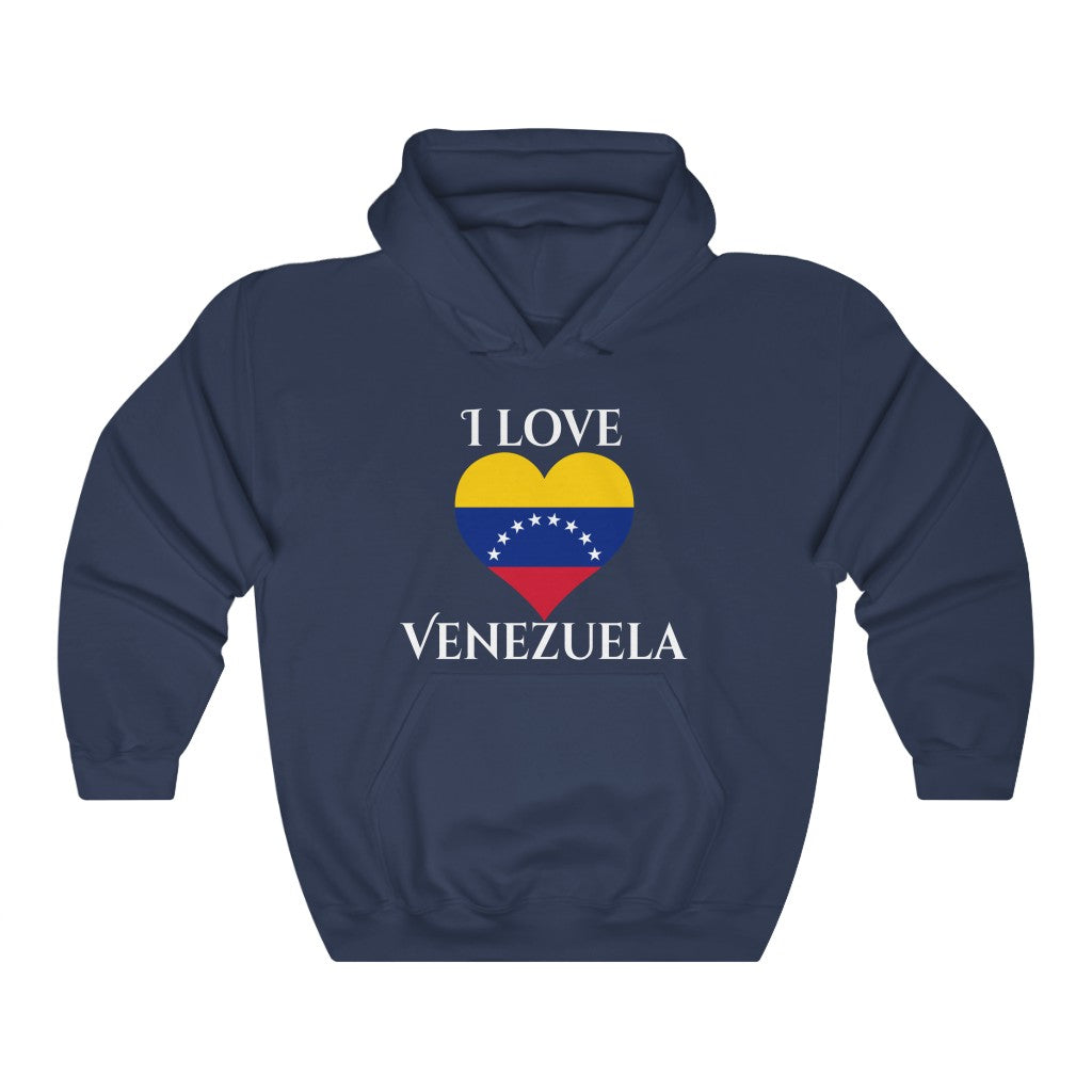 Venezuela Heart Flag Hoodie Sweatshirt 2 - Unisex