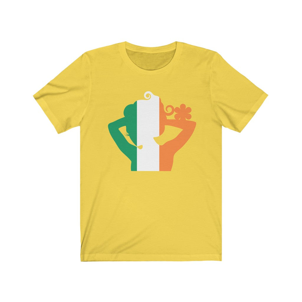 Ireland Lady Flag Premium Tee - Unisex