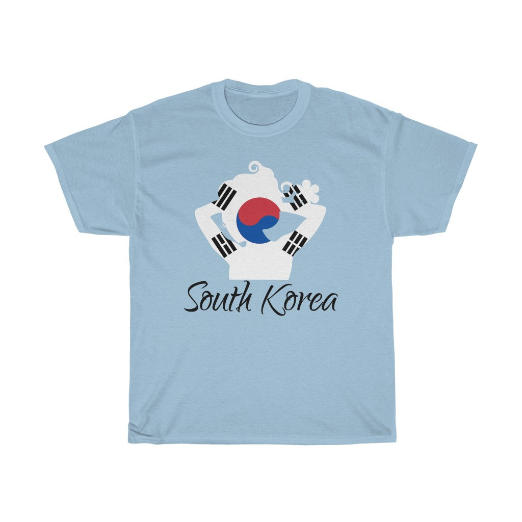 South Korea Lady Flag Standard Tee 1 - Unisex