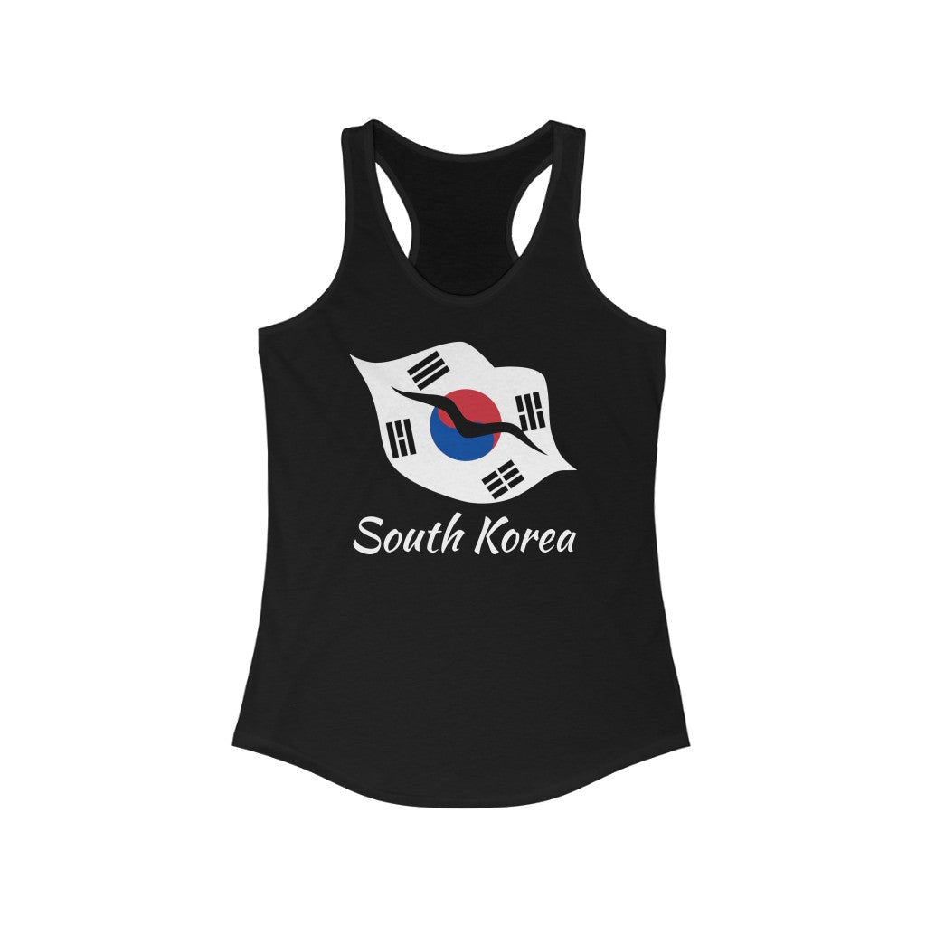 South Korea Lips Flag Tank 2 - Women