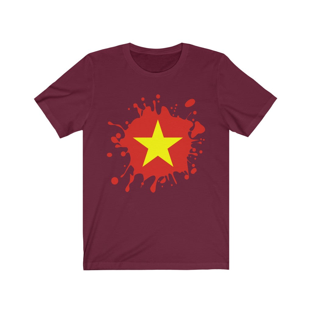 Vietnam Splat Flag Premium Tee - Unisex