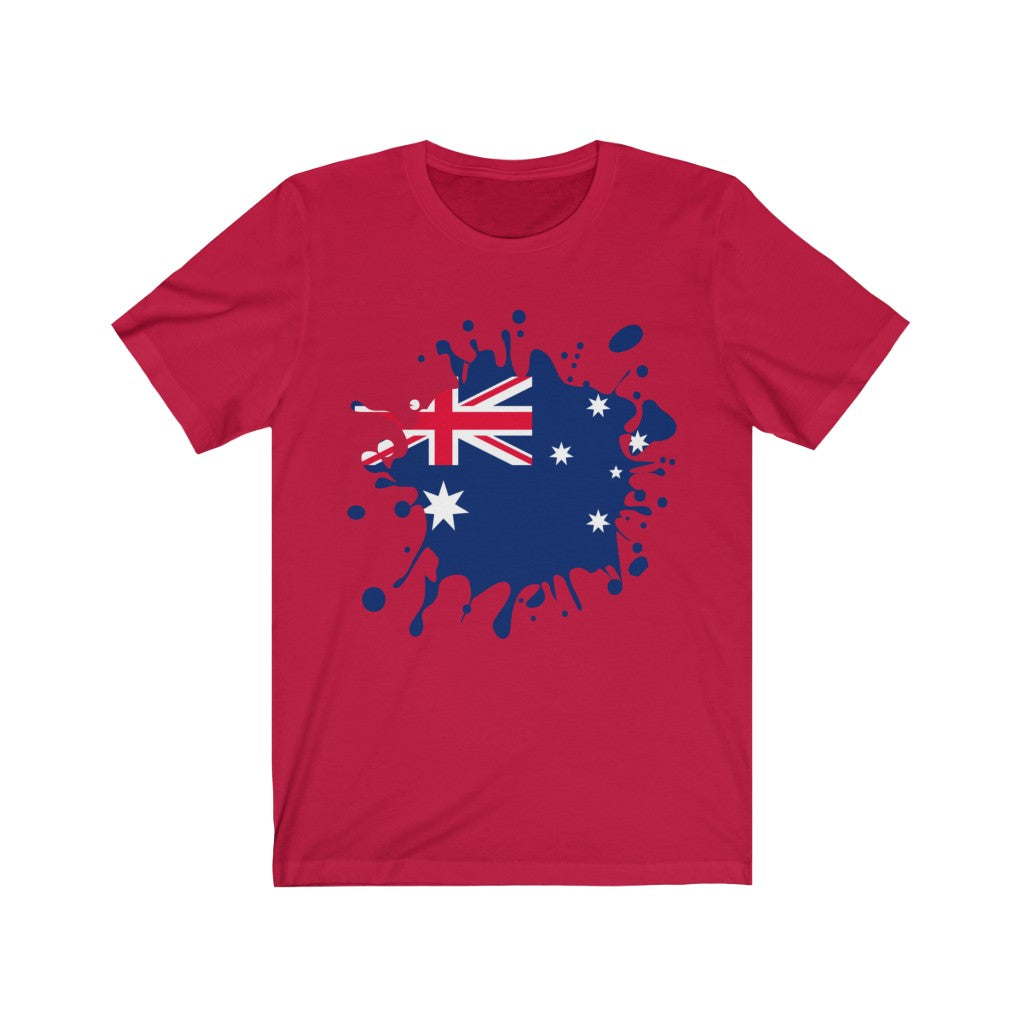 Australia Splat Flag Premium Tee - Unisex