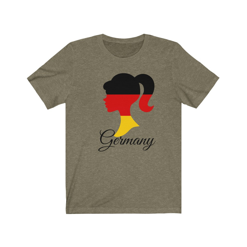 Germany Girl Flag Premium Tee 1 - Unisex