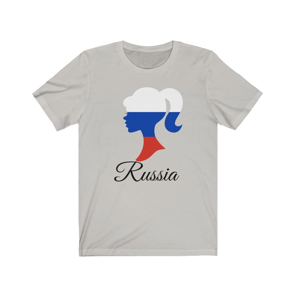 Russia Girl Flag Premium Tee 1 - Unisex