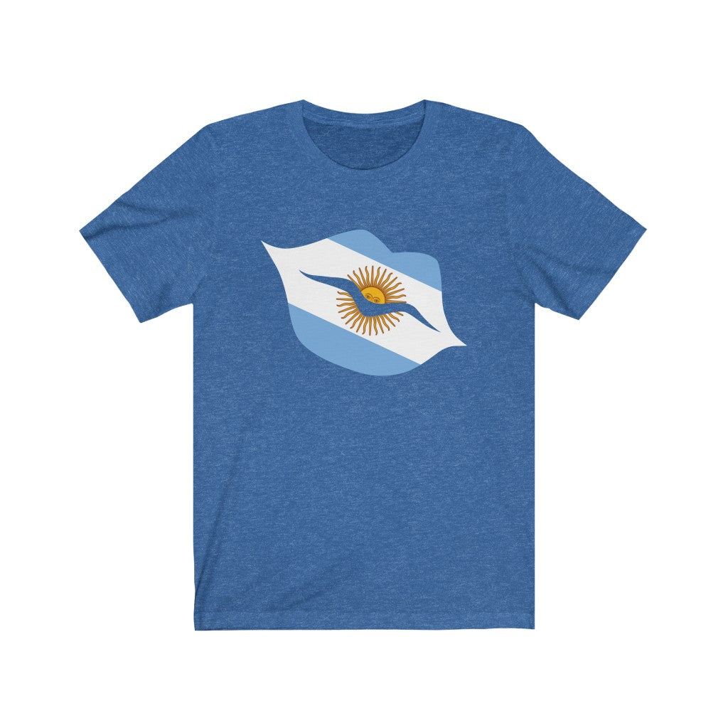 Argentina Lips Flag Premium Tee - Unisex