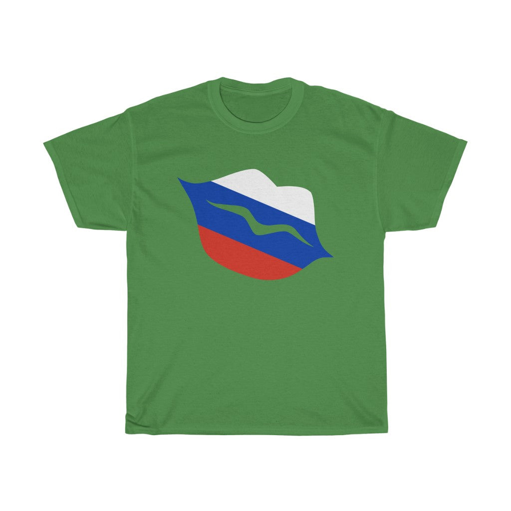 Russia Lips Flag Standard Tee - Unisex