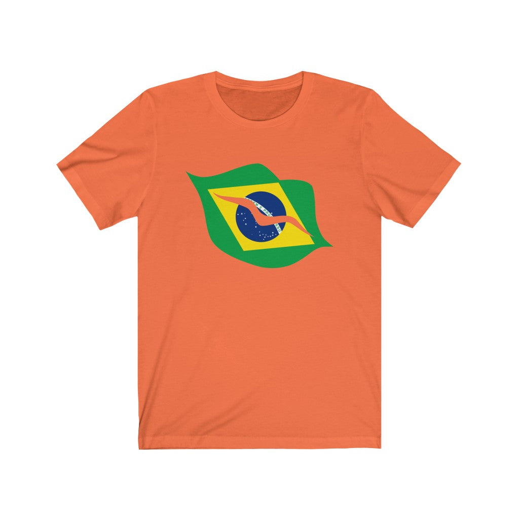 Brazil Lips Flag Premium Tee - Unisex