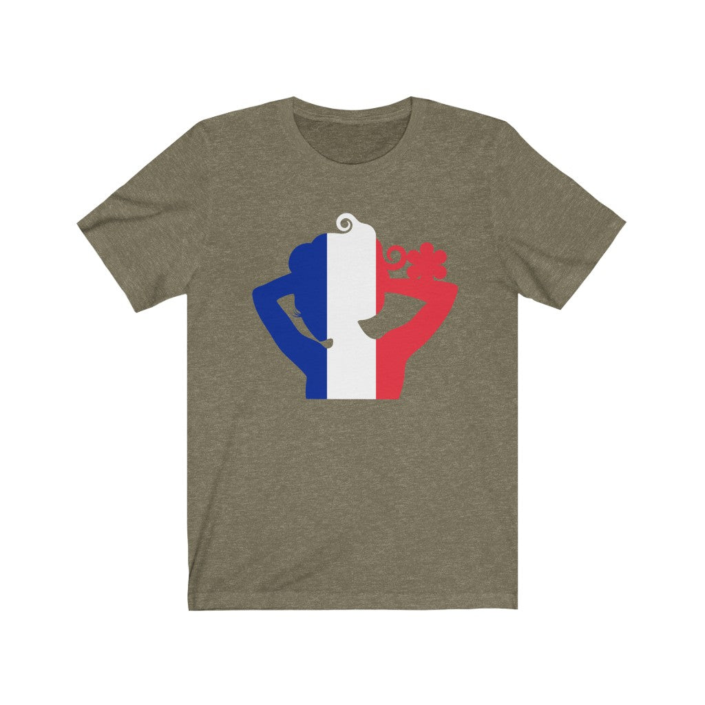 France Lady Flag Premium Tee - Unisex