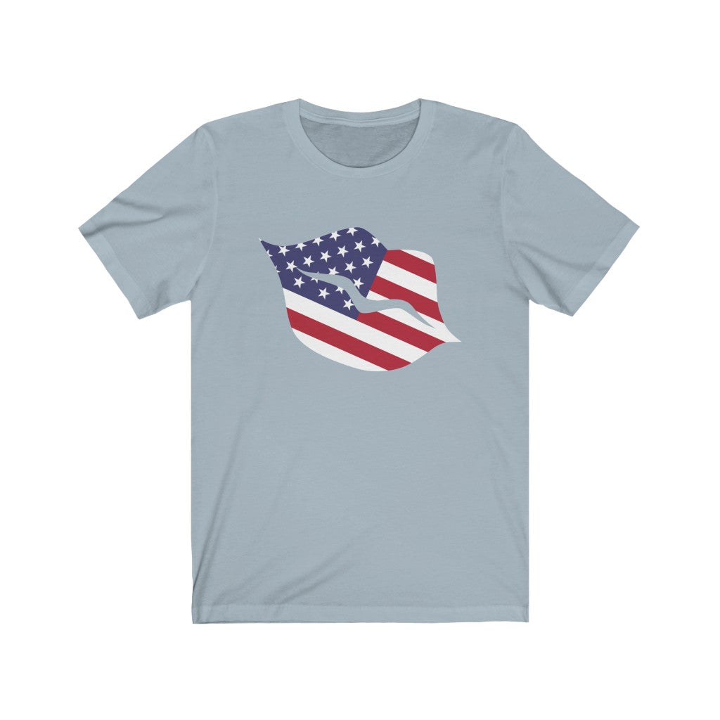 United States of America Lips Flag Premium Tee - Unisex