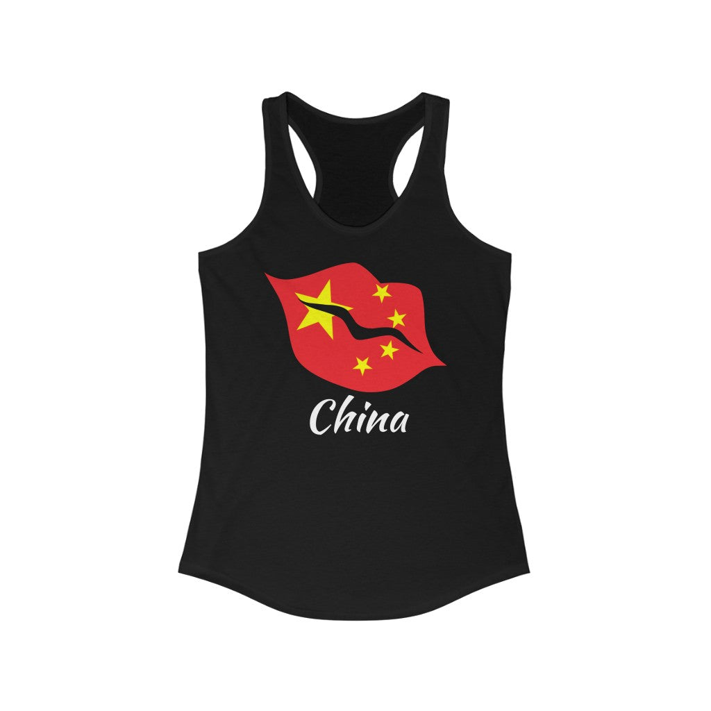 China Lips Flag Tank 2 - Women
