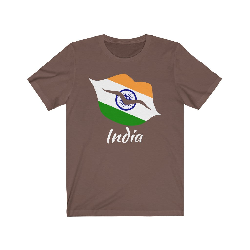 India Lips Flag Premium Tee 2 - Unisex