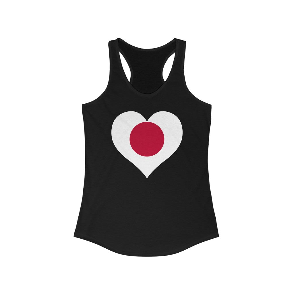 Japan Heart Flag Tank - Women