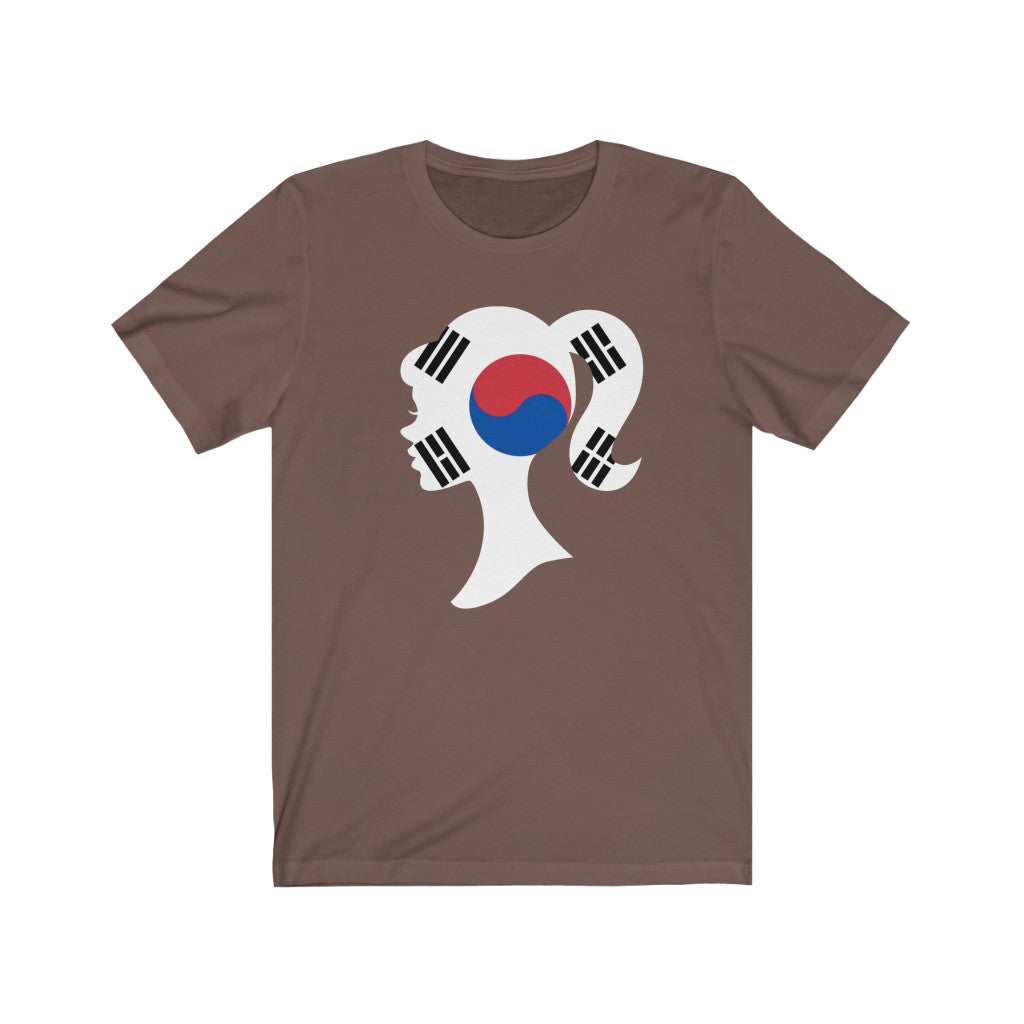South Korea Girl Flag Premium Tee - Unisex