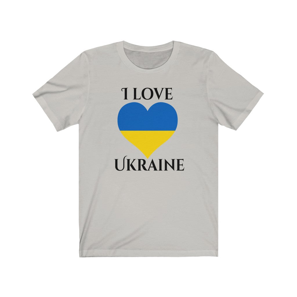 Ukraine Heart Flag Premium Tee 1 - Unisex