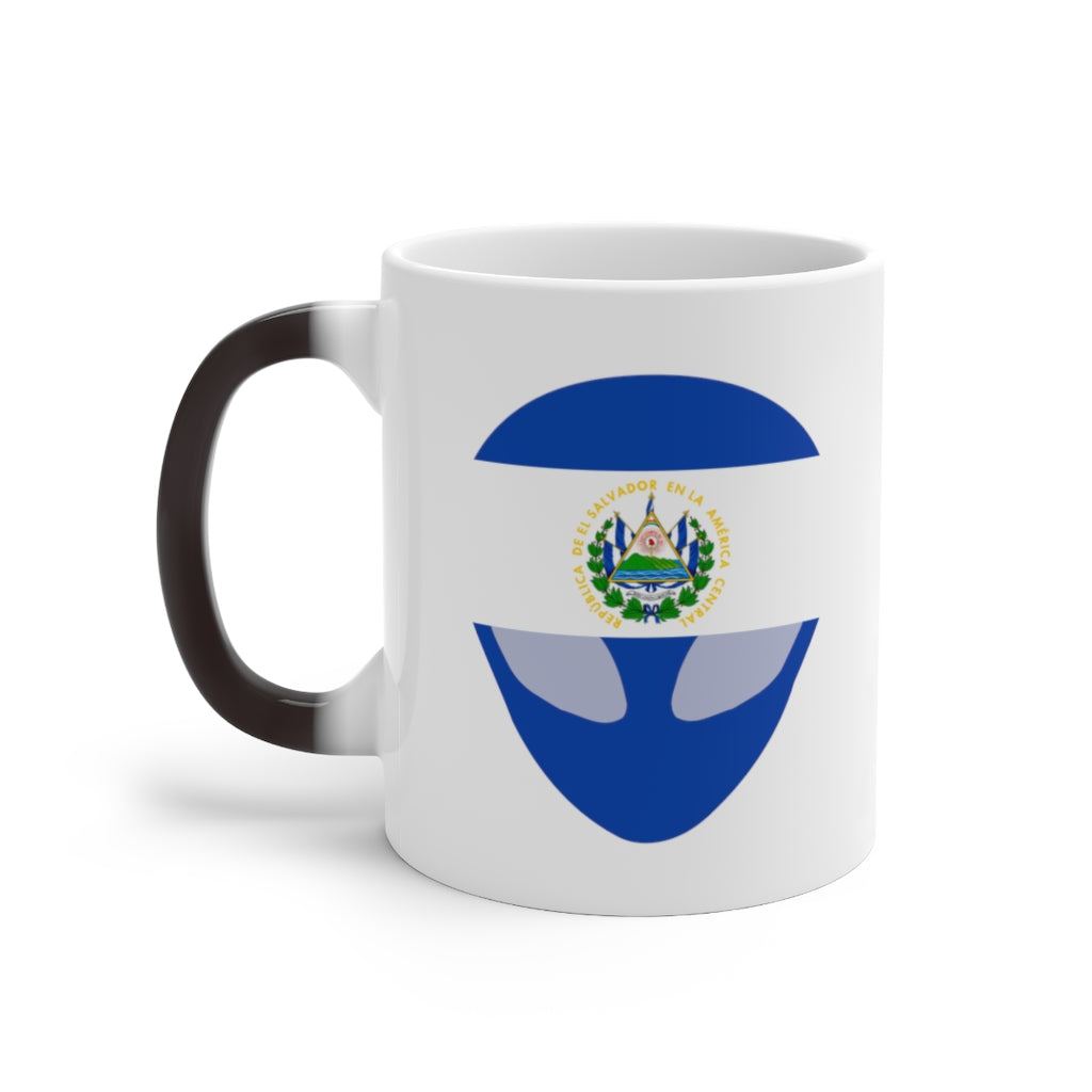 El Salvador Republic Alien Color Changing Mug