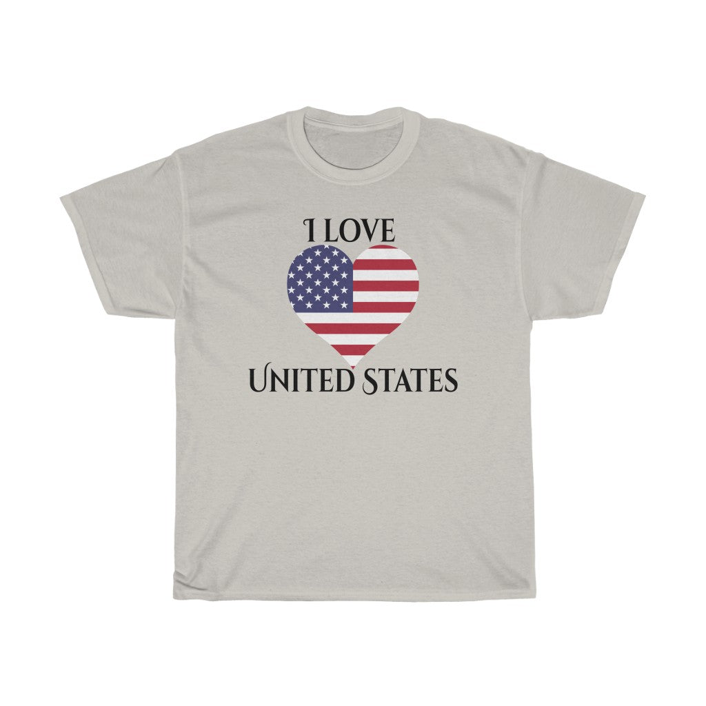 United States of America Heart Flag Standard Tee 1 - Unisex