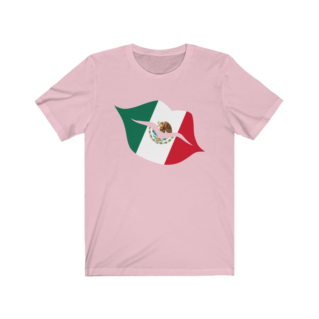 Mexico Lips Flag Premium Tee - Unisex