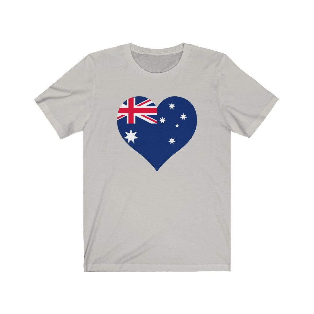 Australia Heart Flag Premium Tee - Unisex