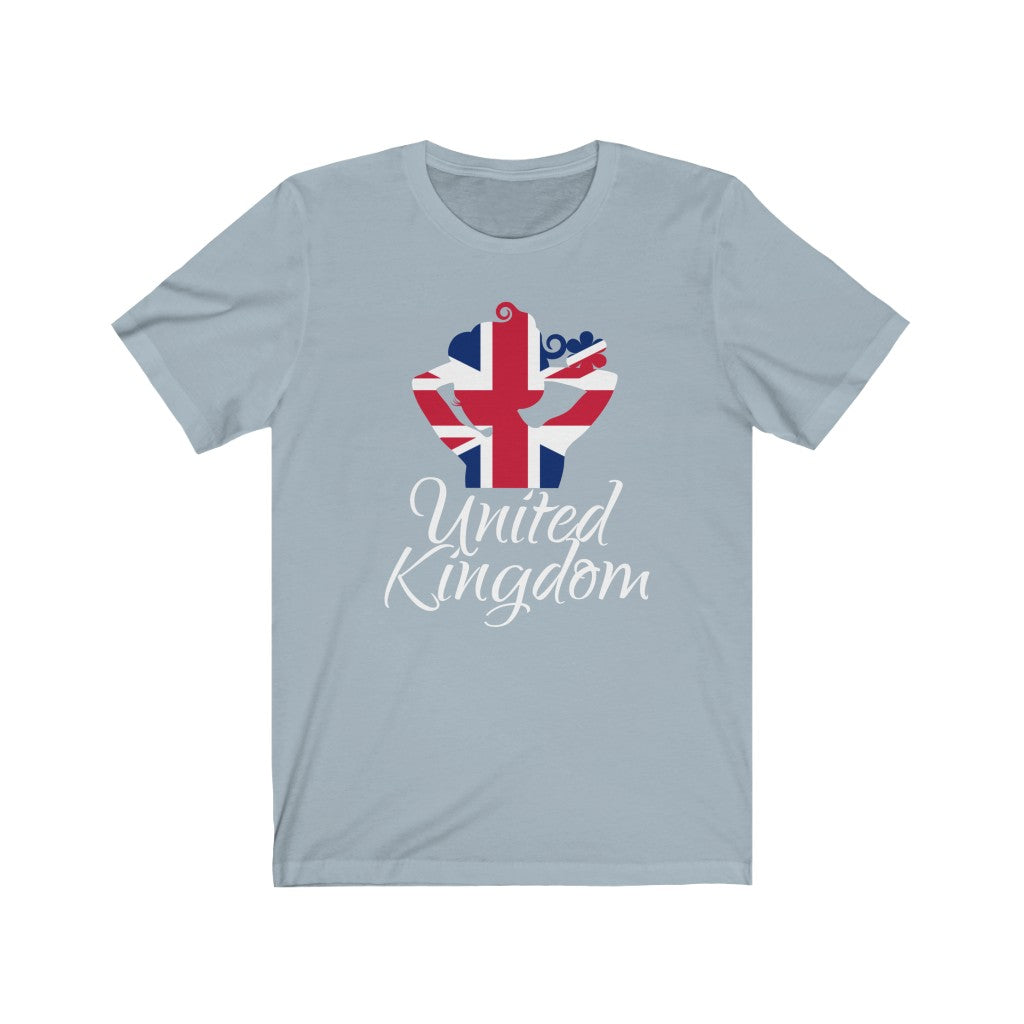 United Kingdom Lady Flag Premium Tee 2 - Unisex