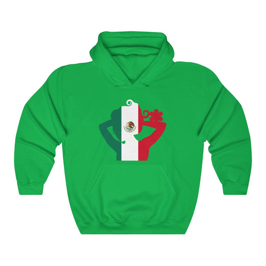 Mexico Lady Flag Hoodie Sweatshirt - Unisex
