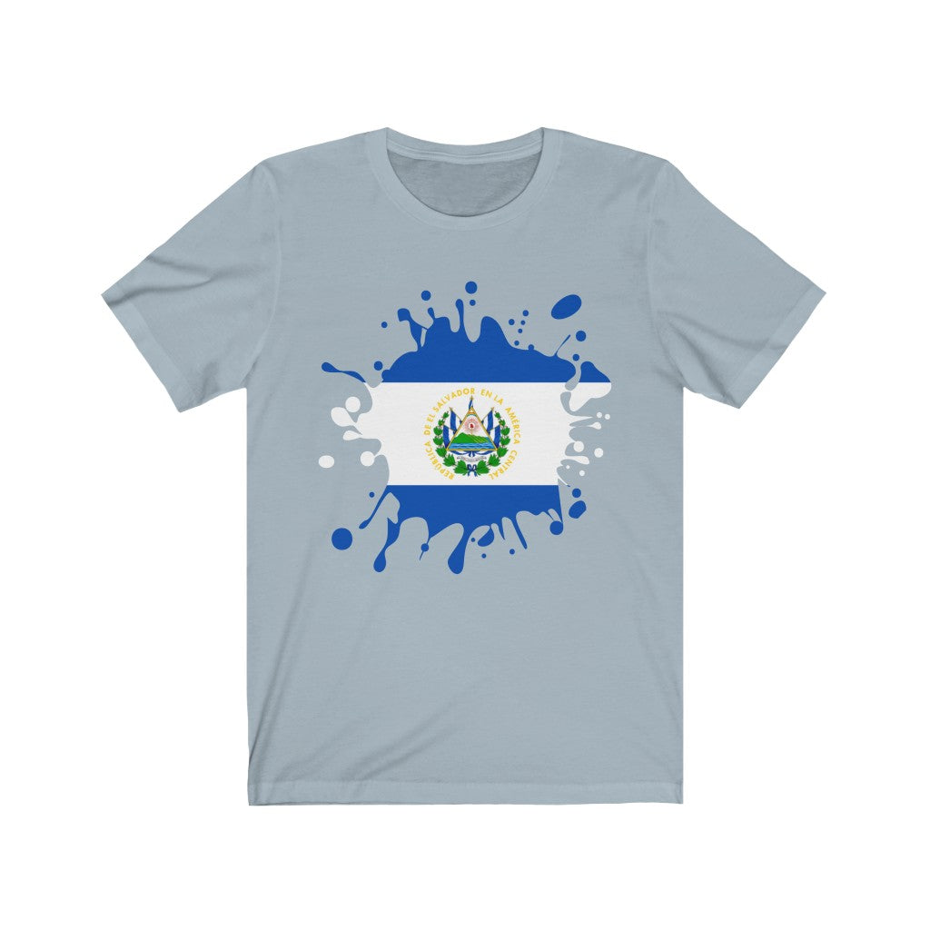 El Salvador Splat Flag Premium Tee - Unisex