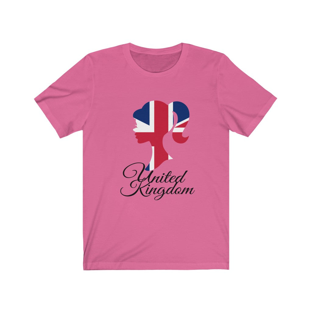 United Kingdom Girl Flag Premium Tee 1 - Unisex