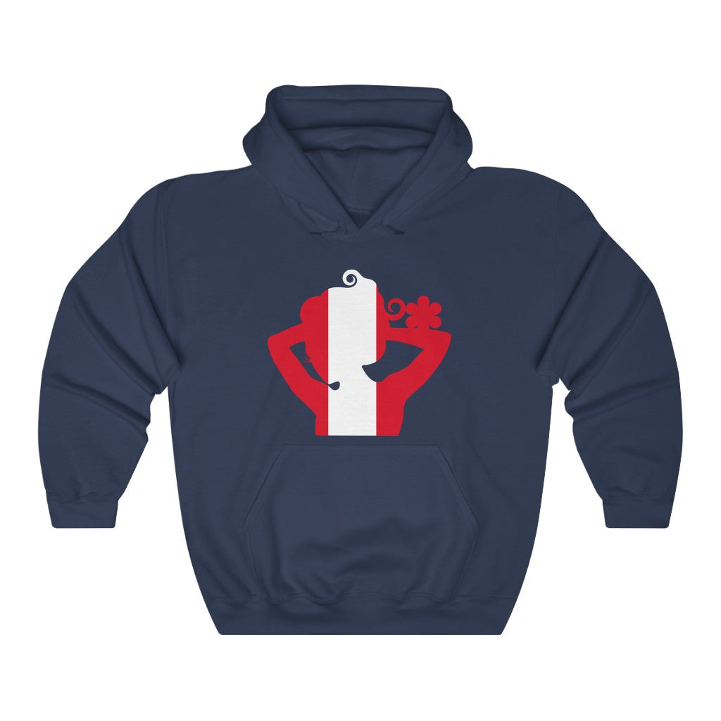 Peru Lady Flag Hoodie Sweatshirt - Unisex