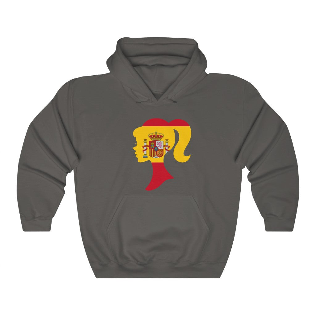 Spain Girl Flag Hoodie Sweatshirt - Unisex