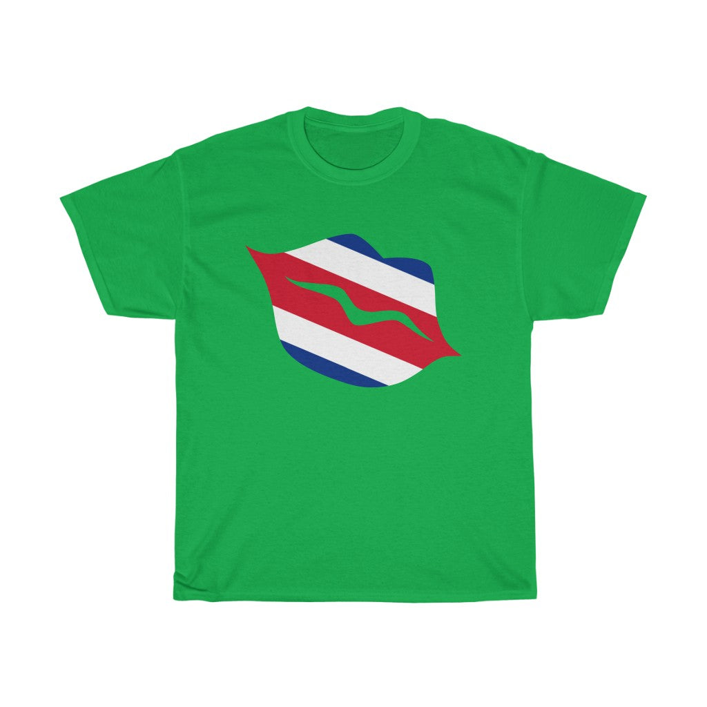 Costa Rica Lips Flag Standard Tee - Unisex
