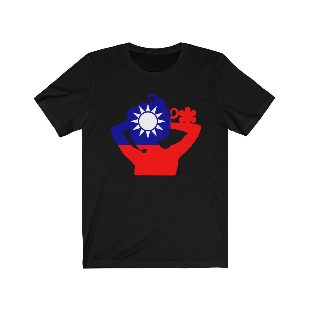 Republic of China - Taiwan Lady Flag Premium Tee - Unisex