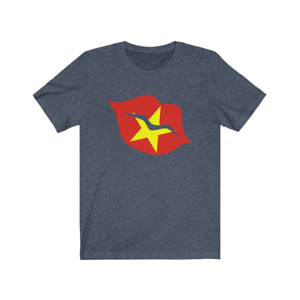 Vietnam Lips Flag Premium Tee - Unisex