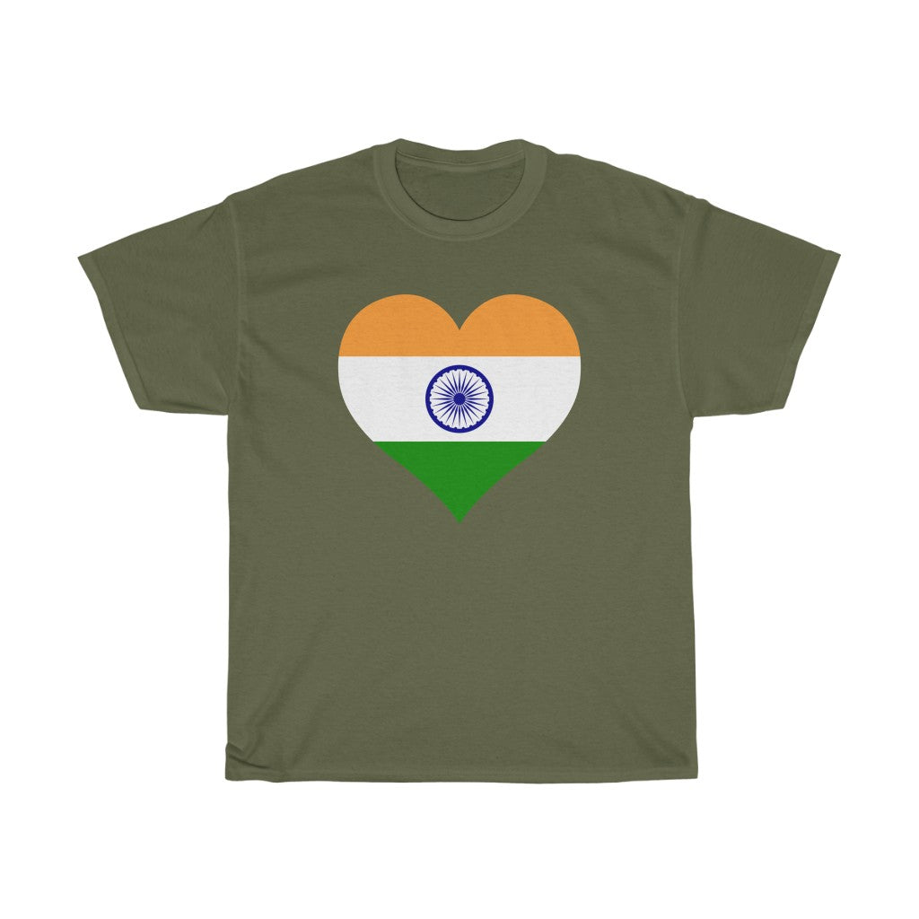 India Heart Flag Standard Tee - Unisex