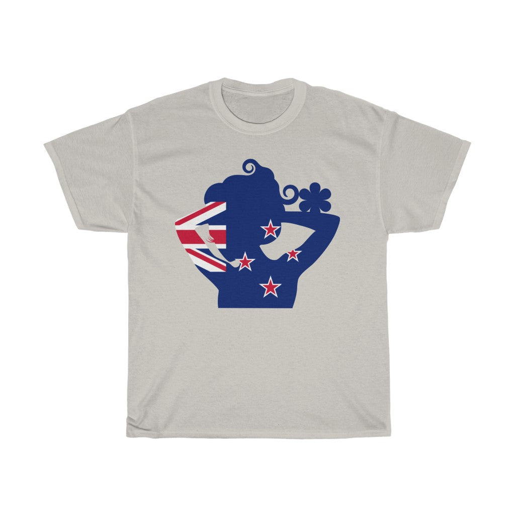 New Zealand Lady Flag Standard Tee - Unisex