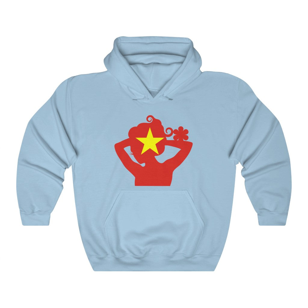 Vietnam Lady Flag Hoodie Sweatshirt - Unisex