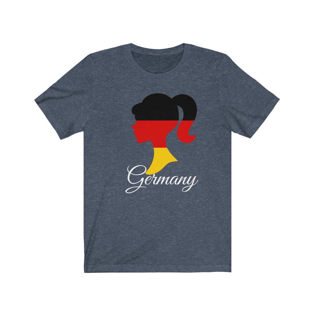 Germany Girl Flag Premium Tee 2 - Unisex