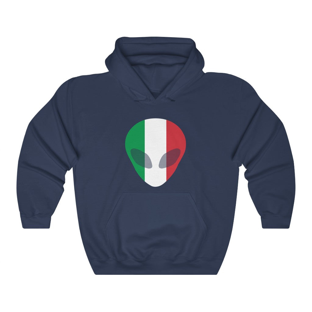 Italy Alien Flag Hoodie Sweatshirt - Unisex
