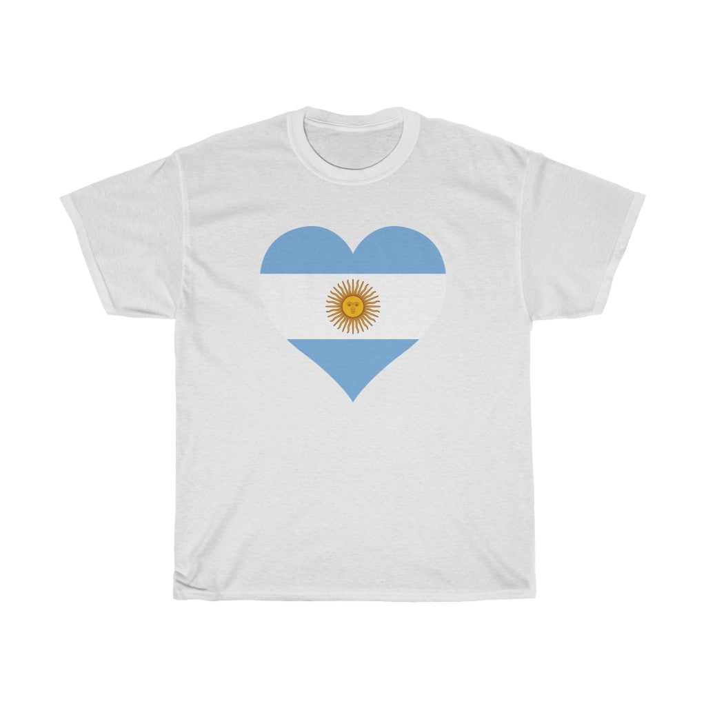Argentina Heart Flag Standard Tee - Unisex