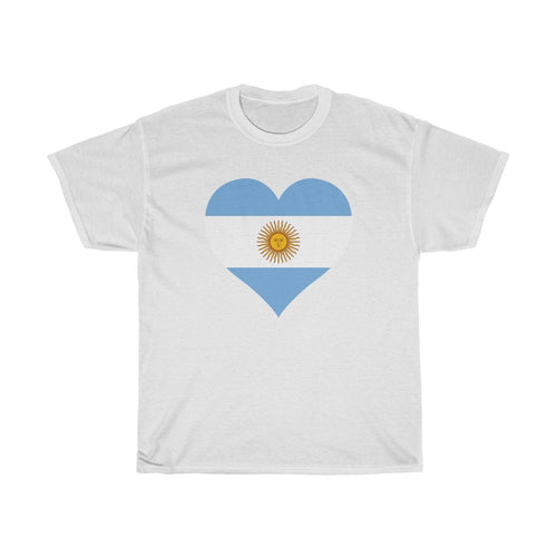 Argentina Heart Flag Standard Tee - Unisex