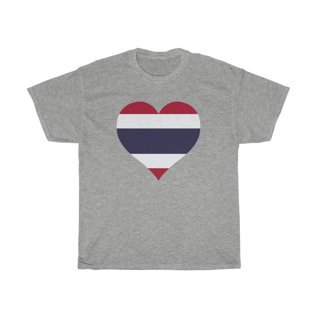 Thailand Heart Flag Standard Tee - Unisex