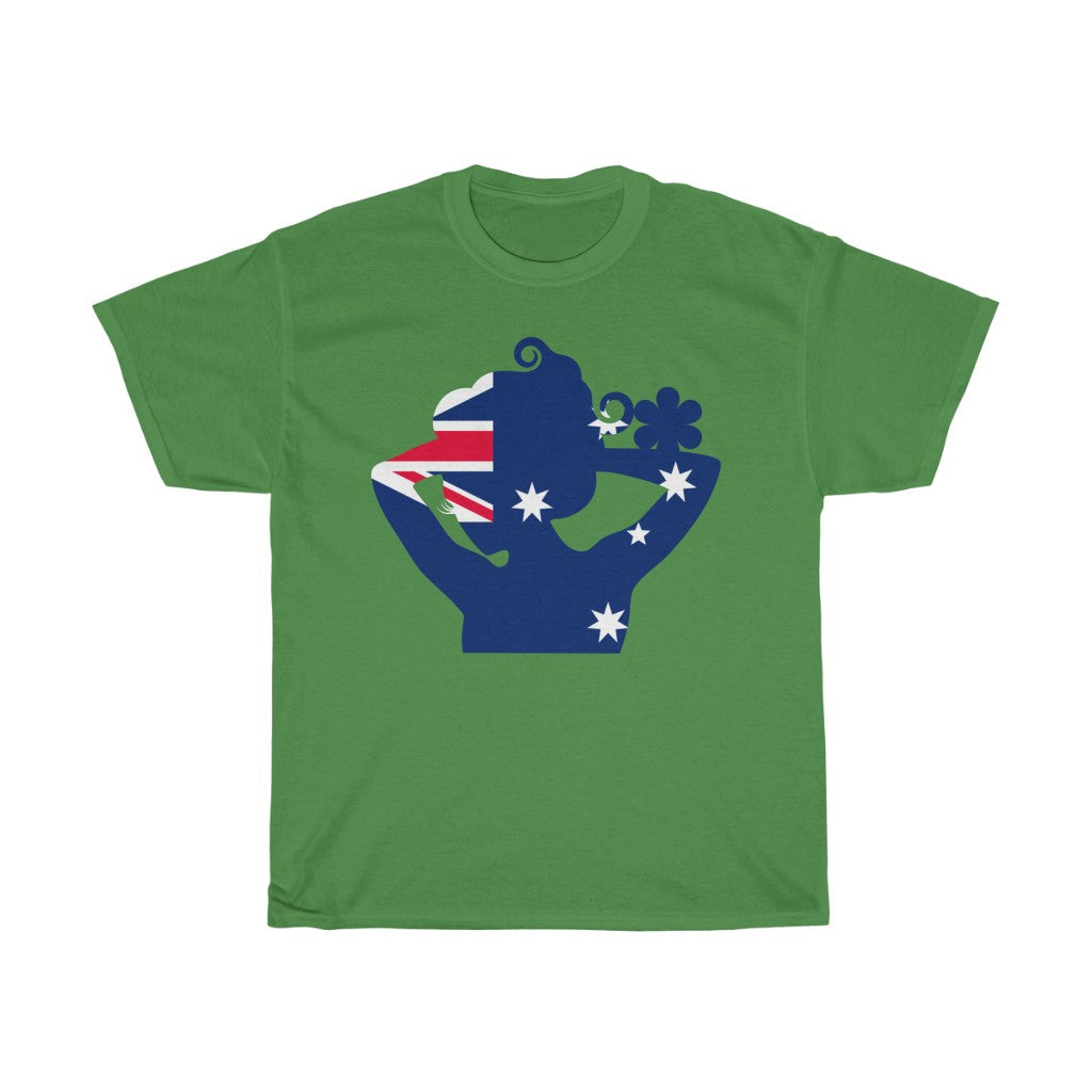 Australia Lady Flag Standard Tee - Unisex